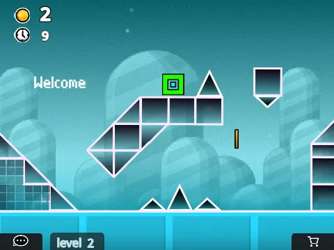 Geometry Dash Online Mobile Friendly gameplay on mobile