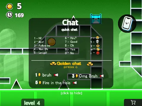 Geometry Dash Online More Levels V2 Gameplay Image