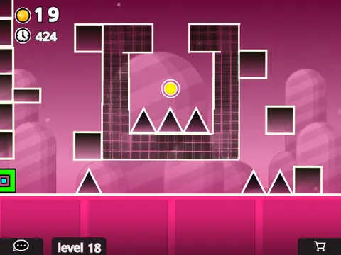 Geometry Dash Online Remix gameplay screenshot