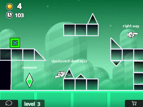 Geometry Dash Online Remix V6 V2 multiple game modes screenshot