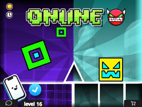 Geometry Dash Online V3 V2 complex level design screenshot