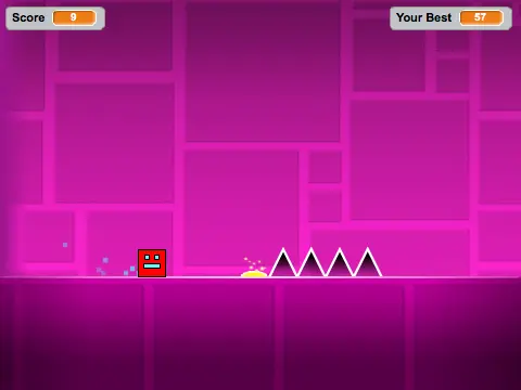 Geometry Dash PC Edison V Remix showing desktop-optimized gameplay