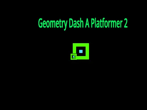 Geometry Dash Platformer 2 platforming action screenshot
