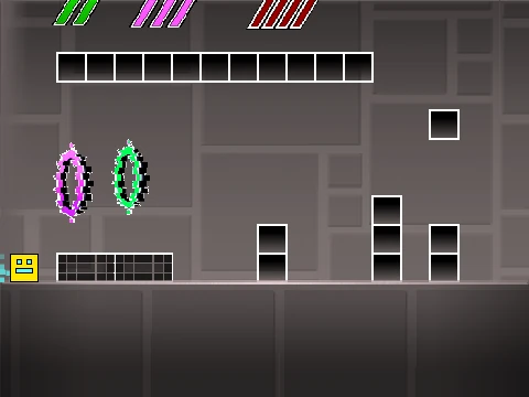 Geometry Dash PLATFORMER MODE FULL