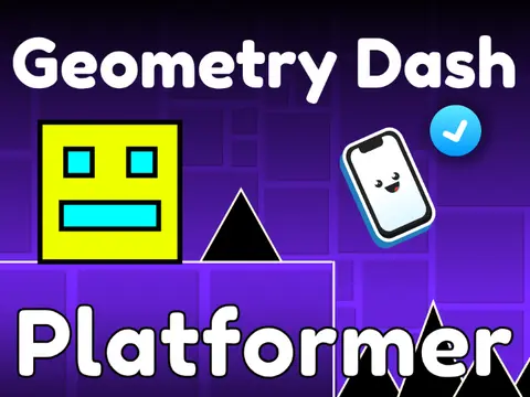 Geometry Dash Platformer Game Image