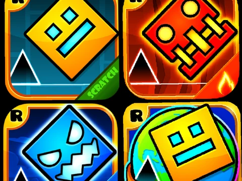 Geometry Dash Playlist Music levels on scratch by griffpatch and CrystalKeeper