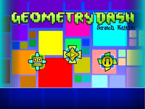 Geometry Dash Rainbow Edition Game Logo
