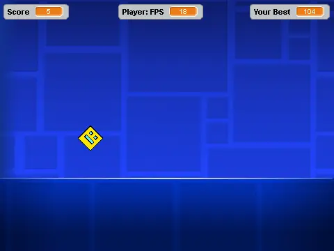 geometry dash remix v5 level gameplay screenshot