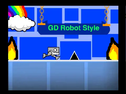 geometry dash robot style