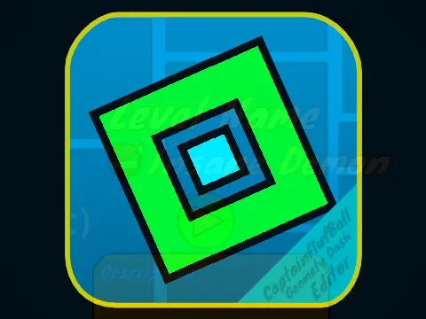Geometry Dash Robot editor interface showing block menus and character selection