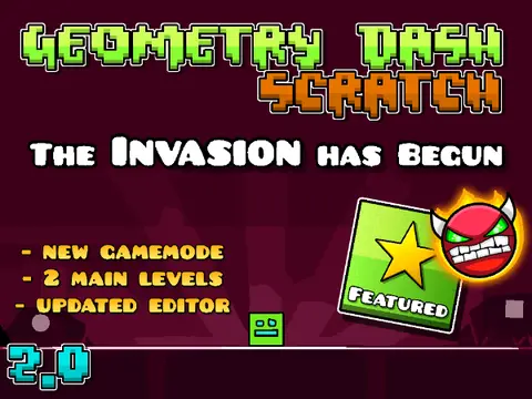 Geometry Dash Scratch 2.0 V2 with enhanced features