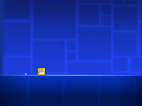 Geometry Dash Scratch Game Screenshot