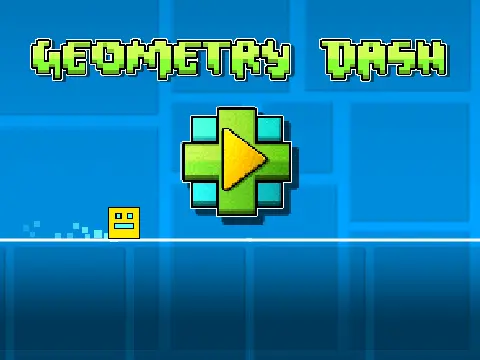 Geometry Dash Scratch Game Logo
