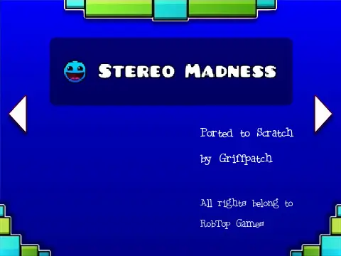 Geometry Dash Scratch Game Logo