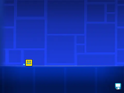 Geometry Dash Scratch Game Logo