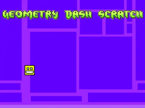 Geometry Dash Scratch Game Logo