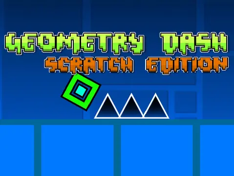Geometry Dash Scratch Game Logo