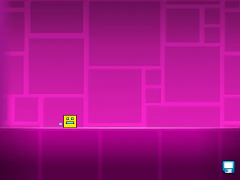Geometry Dash Scratch Game Logo