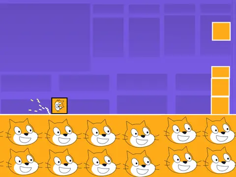 Geometry Dash Scratch by Hojoke Gameplay