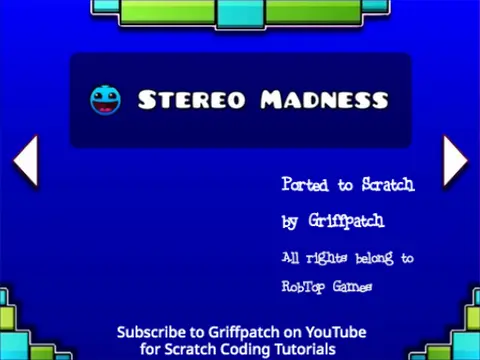 Geometry Dash Scratch Edition platform game