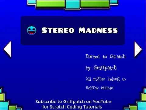 Geometry Dash Scratch Edition gameplay screenshot