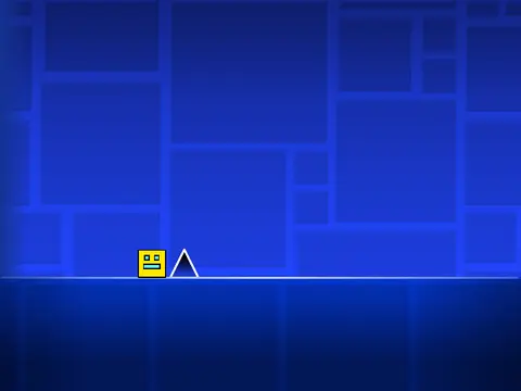 Geometry Dash Scratch Edition gameplay visual