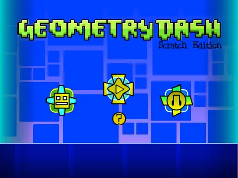 Geometry Dash Scratch Edition Game Logo