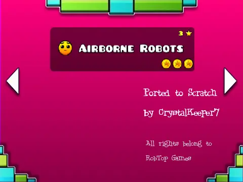 Geometry Dash - Scratch Edition Game Logo
