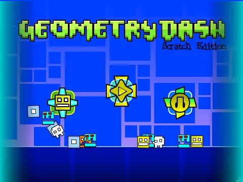 Geometry Dash Scratch Edition Remix V4 gameplay screenshot