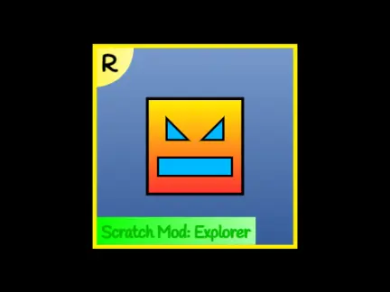 Geometry Dash Scratch Mod Explorer gameplay screenshot