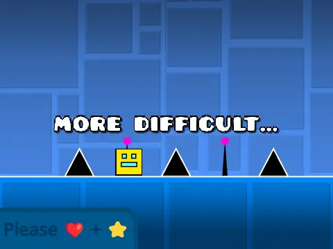 Geometry Dash Scratch P Gameplay Screenshot