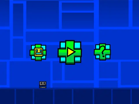 Geometry Dash Scratch Game Logo