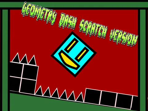 Geometry Dash Scratch Version Game Logo