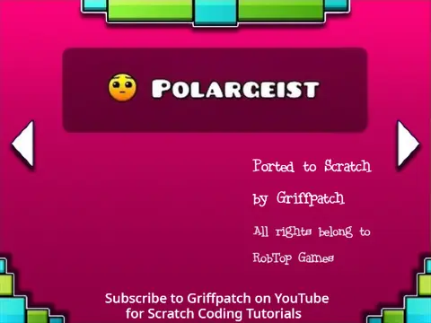 Geometry Dash Scratch Version V4 Gameplay Image