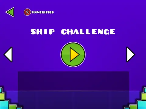 geometry dash ship challenge