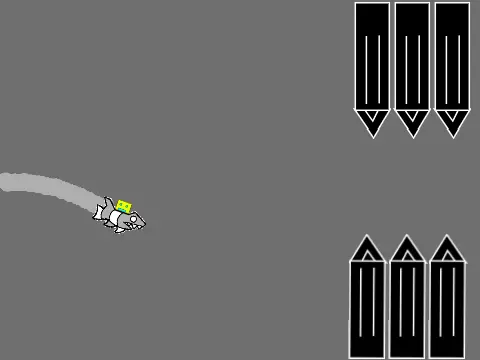 Geometry Dash Ship Gameplay Infinite Straight Fly Image