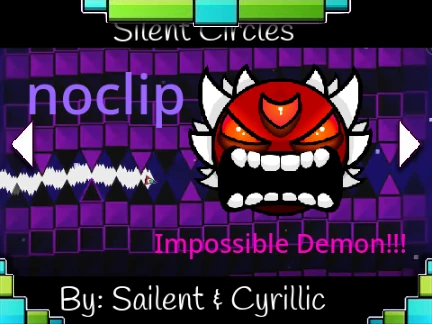 Geometry Dash Silent Circles noclip