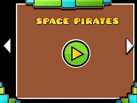 Screenshot of Geometry Dash Space Pirates Remix fan game