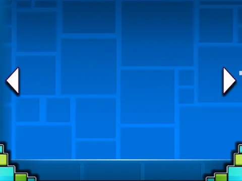 Geometry Dash Spam Challenge wave gameplay screen