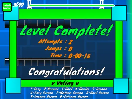 geometry dash - spam challenge easy