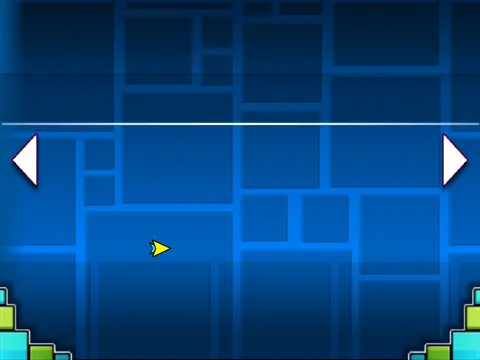 Geometry Dash Spam Click for Coin But Better gameplay showing yellow rings and jump pads