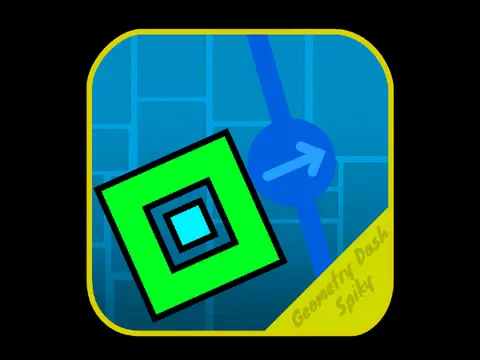 Geometry Dash Spiky gameplay screenshot