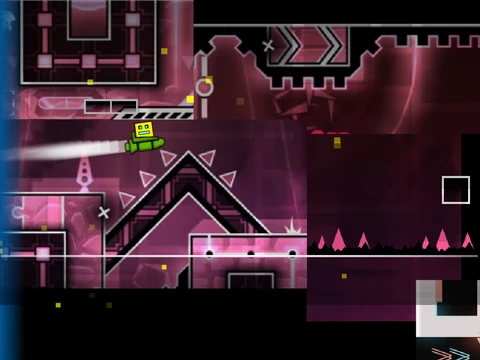Geometry Dash SPWC Parts not full partial level screenshot