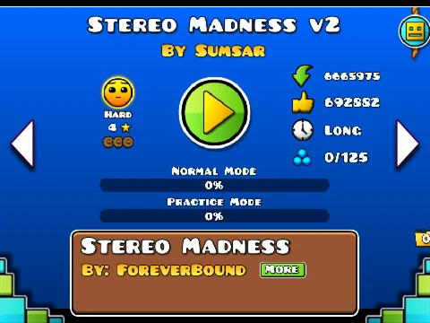 Geometry Dash Stereo Madness V autoXD