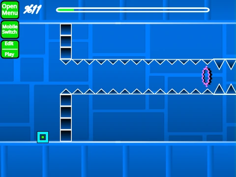 Geometry Dash Straight Fly challenge v2