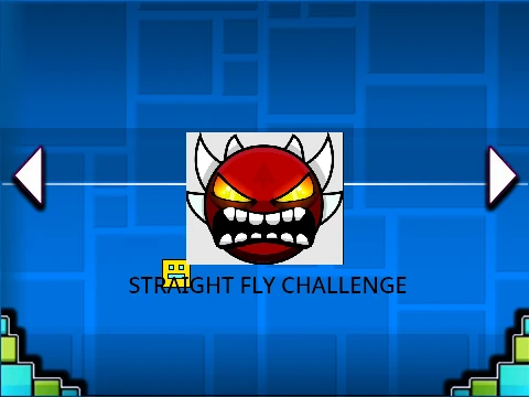 Geometry Dash Straight fly challenge