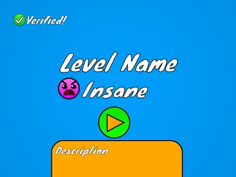 Screenshot of the Geometry Dash Straight Fly online level editor showing block menus