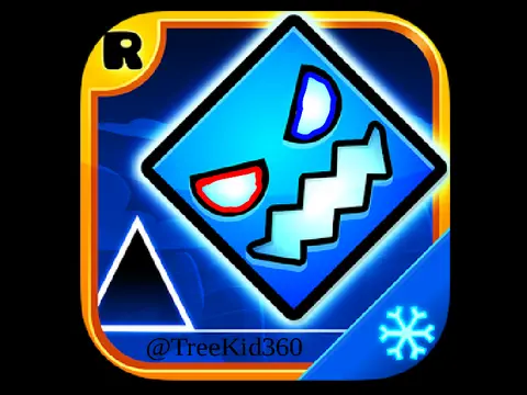 Geometry Dash SubZero gameplay showing character navigating geometric obstacles