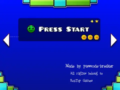 Geometry Dash Subzero Hacked Remix Game Logo