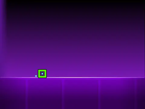 Geometry Dash Subzero Game Logo - Rhythm Platformer
